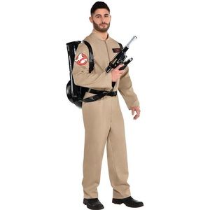 Adult Ghostbusters Deluxe Mens Costume with Out Proton Pack